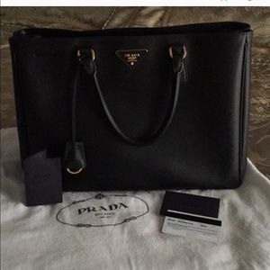 Prada Saffiano Lux Black
